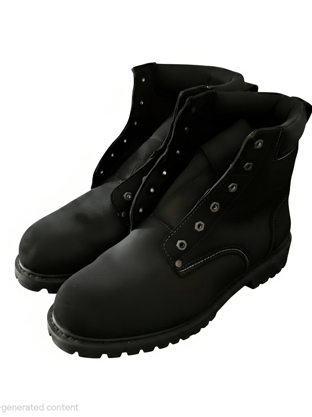 Chinook Men's Black Work Boot with Padded Collar